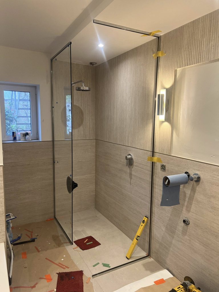 Bruxelles: Cabine de douche en verre